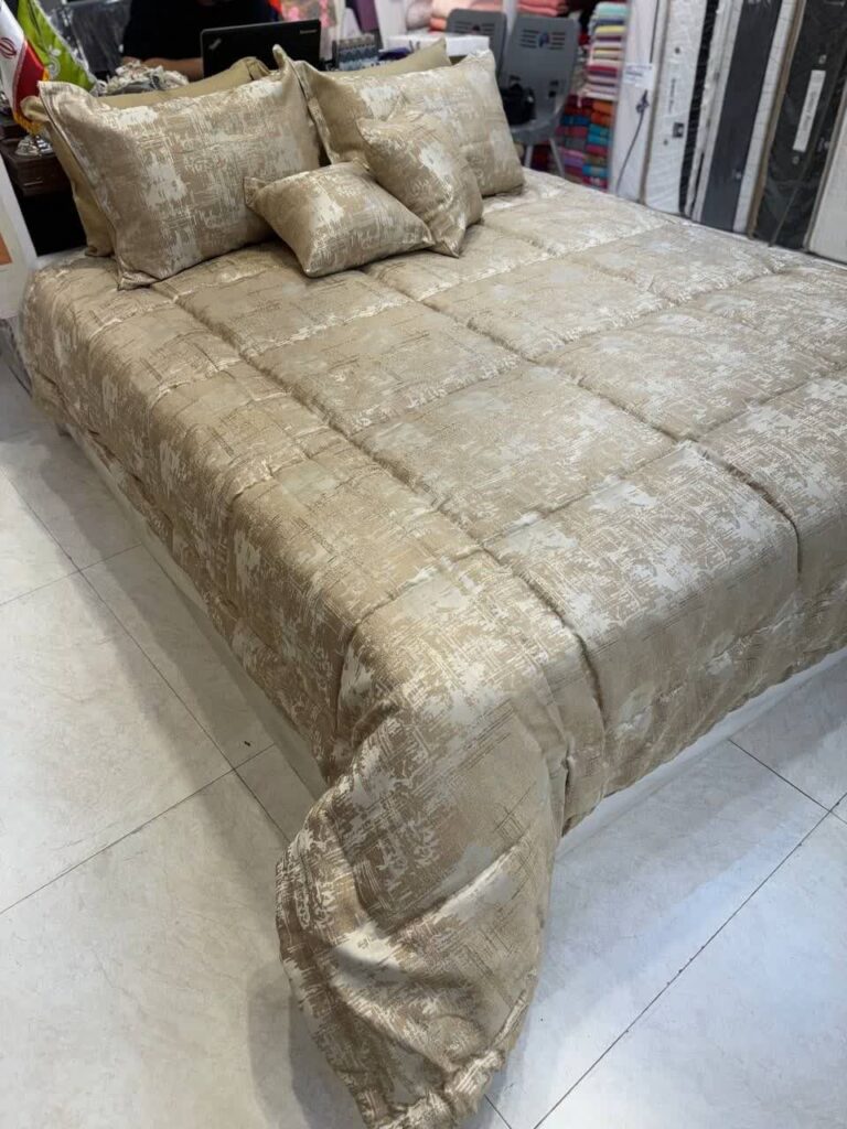 سرویس روتختی دو نفره آروین مدل مشبک طلاکوب